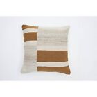 Oversized Blocked Woven Square Throw Pillow Neutral - Threshold