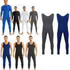 Men's Adult Spandex Dancewear Suit Catsuit Full Body Skin Tight Jumpsuit Costume