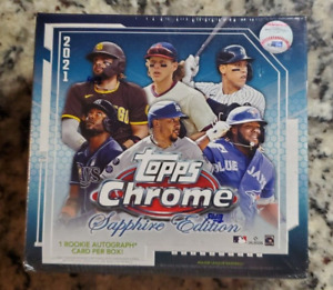 2021 Topps Chrome Sapphire Edition Baseball Hobby Box