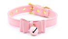 LEWECEEO Women Collar Choker Necklace Bell / lock Bow Cat Cosplay Kitty Necklace