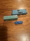 Vintage Tootsie Toy Cars/Train Set Of 3 Made In The USA