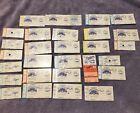 Vintage Lot Of 28 Los Angeles Dodgers Tickets Stubs Form 1987 And One From 1975