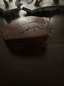 1979 Jeffery Seaton  Signed Carved Wood Trinket Box