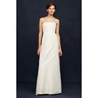 JCrew Lace Clarice Strapless Wedding Gown Size 8