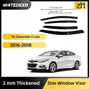 Fits For 2016-2018 Chevrolet Cruze Side Window Visor Sun Rain Deflector Guard