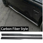 Fits 2015-2018 BMW F80 M3 2015-2020 F82 M4 Side Skirts Extension Carbon Style