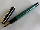 Pelikan M400 Fountain Pen Green 14K M Nib 1980's