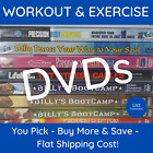 Workout DVD Lot - Fitness Exercise Dance Cardio Movies **You Pick** **Read**