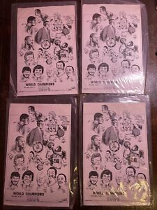 1984 Boston Celtics NBA Champions Poster - Bird, McHale, Parish, Maxwell & more