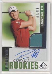 2021 SP Game Used First Tee Rookies Level 1 /499 Danny Willett Rookie Auto RC