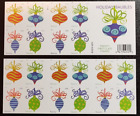 Mint US Holiday Baubles Booklet Pane of 20 Forever Stamps Scott# 4571-4574 (MNH)