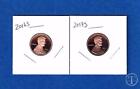 2016 S AND 2017 S Proof Lincoln Cents Penny-Gem Proof-TWO Proof Pennies