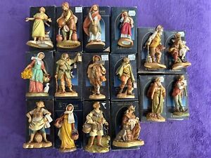 Lot of 5” Fontanini Nativity Scene Figures