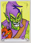 2018 Marvel Masterpieces sketch card by Mike Sealie.   Green Goblin