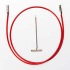 ChiaoGoo TWIST - [S] Small Interchangeable Red Cables - For US-2 (2.75 mm) to US