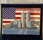 Twin Towers Commemorative World Trade Center 9/11 Memorial NYC Never Forget Pin
