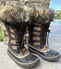 Sorel Size 7 Joan Of Arctic NL1540-248 Waterproof Insulated Winter Boots Brown