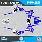 Graphics Kit for Yamaha PW50 (1990-2023) PW-50 PW 50 Factory Series- Blue