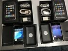 Lot Of 02 Apple iPhones 3G /3GS - 8GB - A1241 /A1303 - Black - With Original Box