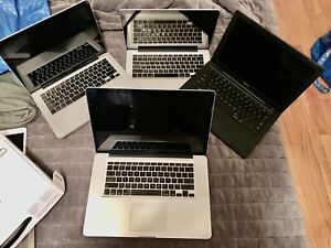 LOT OF 4 macbooks & Macbook Pro  & iPad FOR PARTS