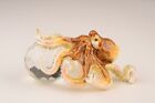 Octopus  Trinket Box Hand made  by Keren Kopal with  Austrian Crystals