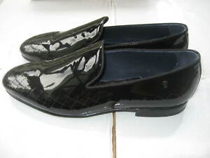 Sutor Mantellassi Mens Loafers Shoes, Black Patent Leather, Size 10