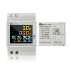 100A Voltmeter Ammeter Voltage Din Rail AC Power Energy kwh Meter Wattmeter LCD