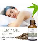 USA MADE Premium Hemp Seed Oil Drops Pain Relief, Stress, Anxiety, Sleep, 1000mg