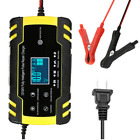 Car Battery Charger 12/24V Touch Screen Pulse Repair LCD Digital Charger US Plug (For: Mercedes-Benz)