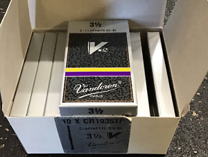 Vandoren CR1935 TP Clarinet Reeds Box Of 20 New V12 Strength 3-1/2