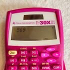 Texas Instrument TI-30X IIS Scientific Calculator Deep Pink Color With Cover