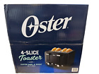 Oster 4-Slice Toaster with Bagel and Reheat Settings and Extra-Wide Slots