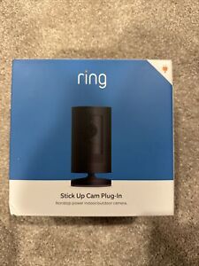 Ring Stick Up Cam Plug-In Nonstop Power Indoor/Outdoor Security Camera - Black