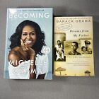 Obama Books Michelle Obama Becoming & Barack Dreams From Father Mixed Lot 2