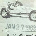 Jan 27 1963 Ascot Park USAC Midgets Ripped Ticket