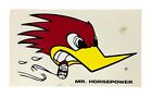 Vintage 60's Clay Smith Cams Mr. Horsepower Drag Racing Decal NOS 6.5 x 10