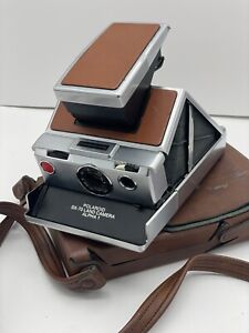 Vintage Polaroid SX-70 Alpha 1 Land Camera With Case Untested