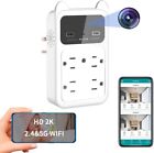 Spy Camera Hidden Wall Outlet Camera  Supports 2.4G&5GHz WiFi  2K HD Wireless