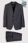 RRP€1795 PAL ZILERI Wool Suit IT62 US52 4XL Grey Single-Breasted Made in Italy