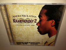 Andre Nickatina CD bonus live DVD Khanthology 2 Cocaine Raps 15 hits (dre dogg)