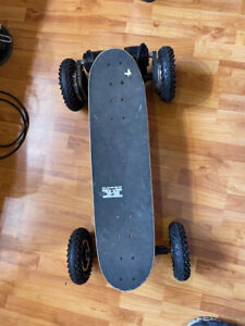 Off Road Electric Skateboard With Remote Control dual 20V dewalt battery