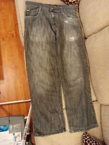 South Pole 4180 Jeans. Sz 36 Original Authentic. 30IN Charcoal Grey