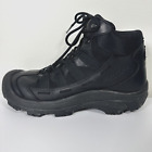 KEEN Black Leather Boots Shoes Mens Size 11.5 200 Gram Primaloft Insulation -25°