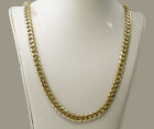 Solid 14K Gold Miami Men's Cuban Curb Link Chain Necklace Heavy 99.8gr 24  7mm