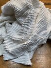 Vintage White Hobnail Chenille Bedspread FABRIC~20 X 30