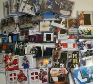 Football PRIME Pack Football Card Grab Bag 10 Card Lot Stars 1 Jersey Or Auto