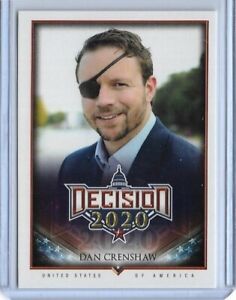 AWESOME 2020 DECISION ~ DAN CRENSHAW CARD #386 ~ TEXAS