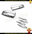 CHROME TOP HALF MIRROR+4DR HANDLE COVERS FOR BMW X5 X6 2008 2009 2010 2011 2012 (For: 2009 BMW X5)