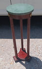 Mahogany Marble Top Plant Stand  (PS86)