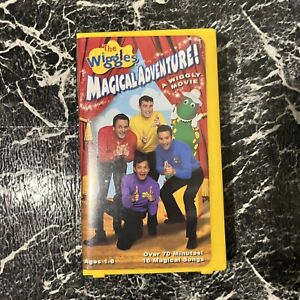 The Wiggles: Magical Adventure! A Wiggly Movie VHS Video Tape Clamshell Kids Fun